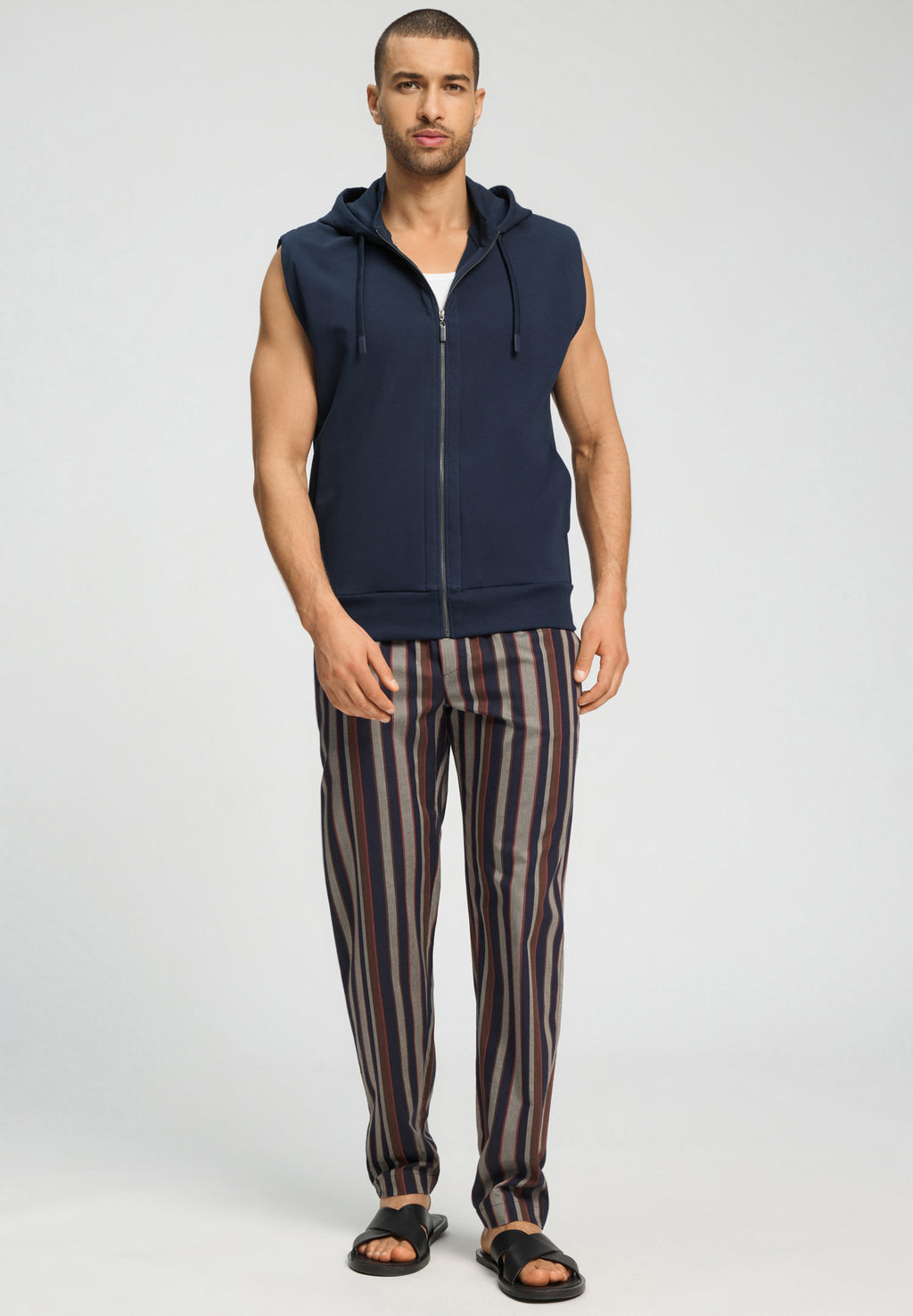 Natural Living Hoody Vest | Deep Navy 75777-1610