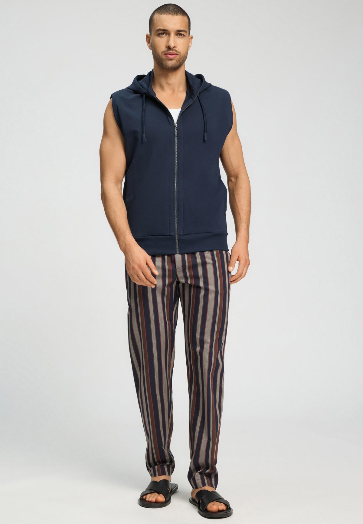 Natural Living Hoody Vest | Deep Navy 75777-1610