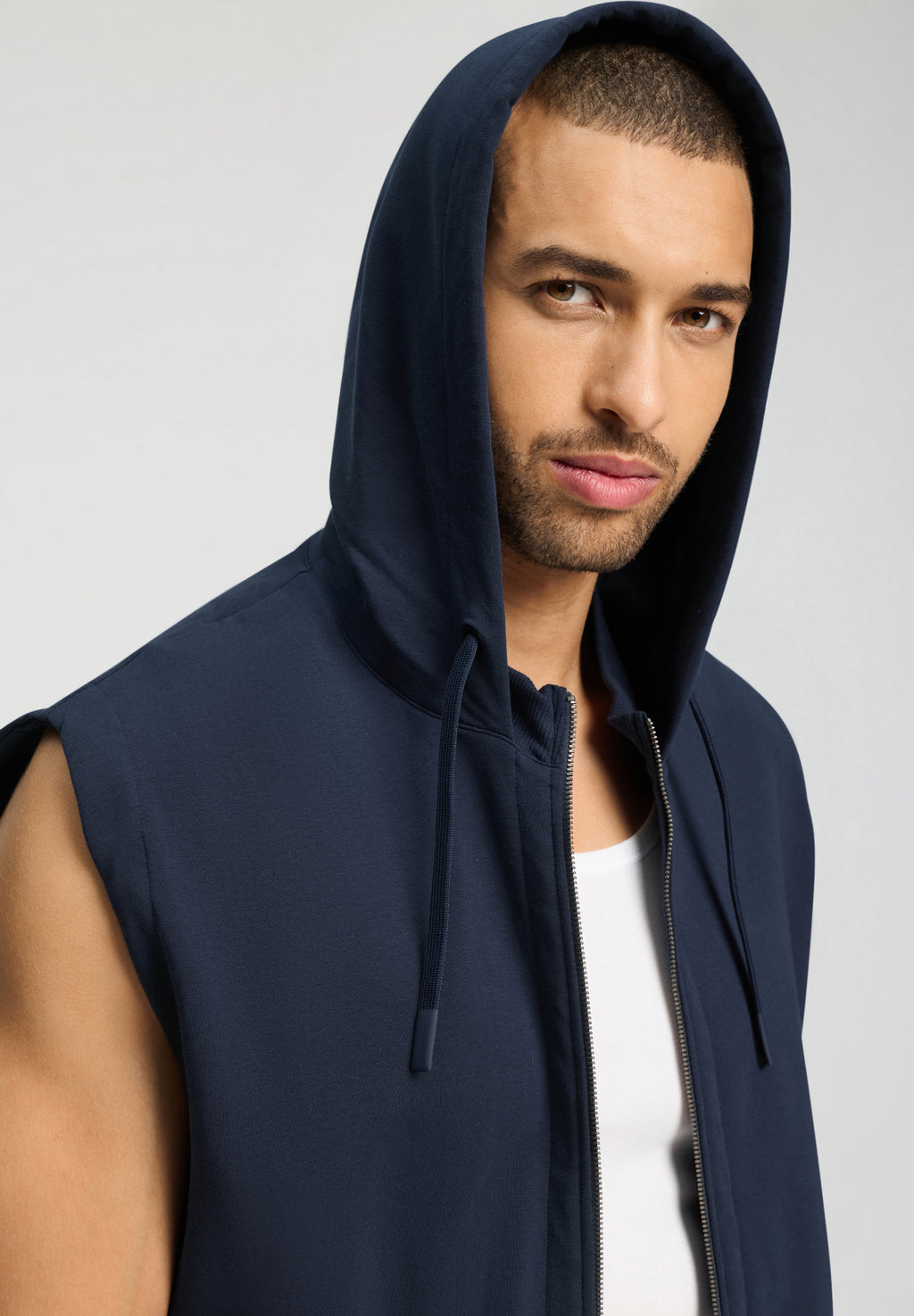 Natural Living Hoody Vest | Deep Navy 75777-1610
