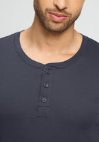 Cozy Comfort L/Slv Henley Shirt | Stormy Gray 75783-2139