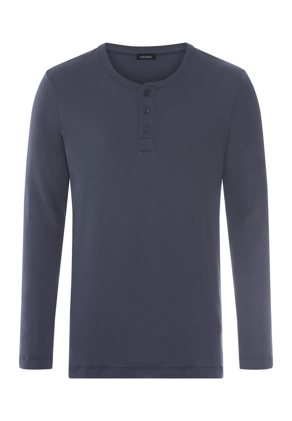 Cozy Comfort L/Slv Henley Shirt | Stormy Gray 75783-2139