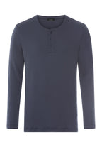 Cozy Comfort L/Slv Henley Shirt | Stormy Gray 75783-2139