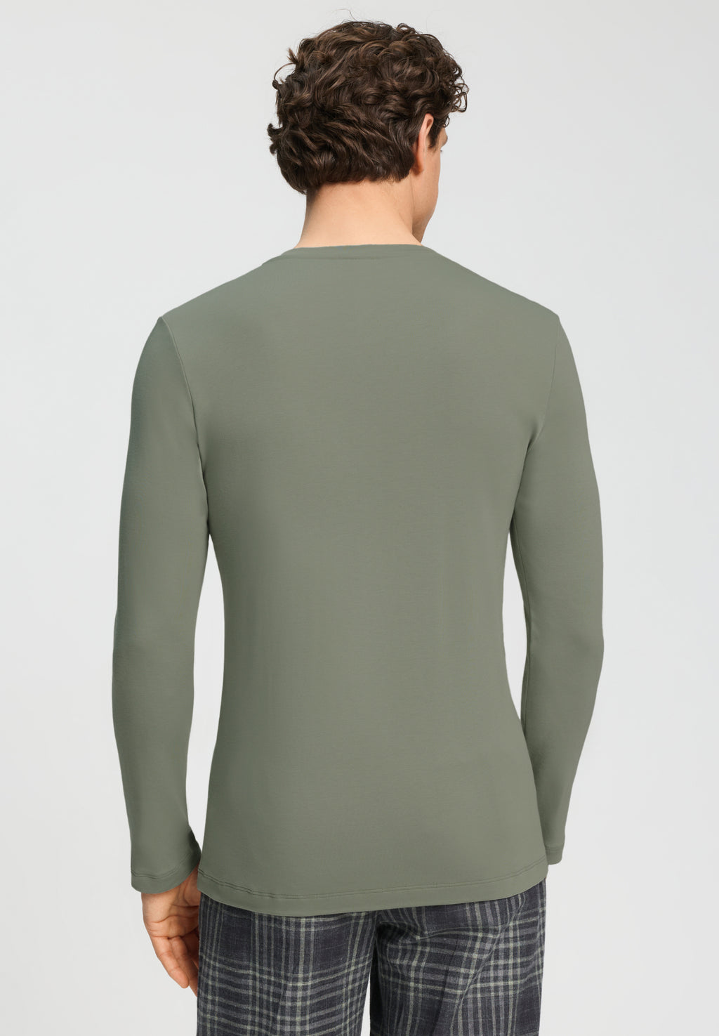 Cozy Comfort L/Slv Henley Shirt | Shadow 75783-2827