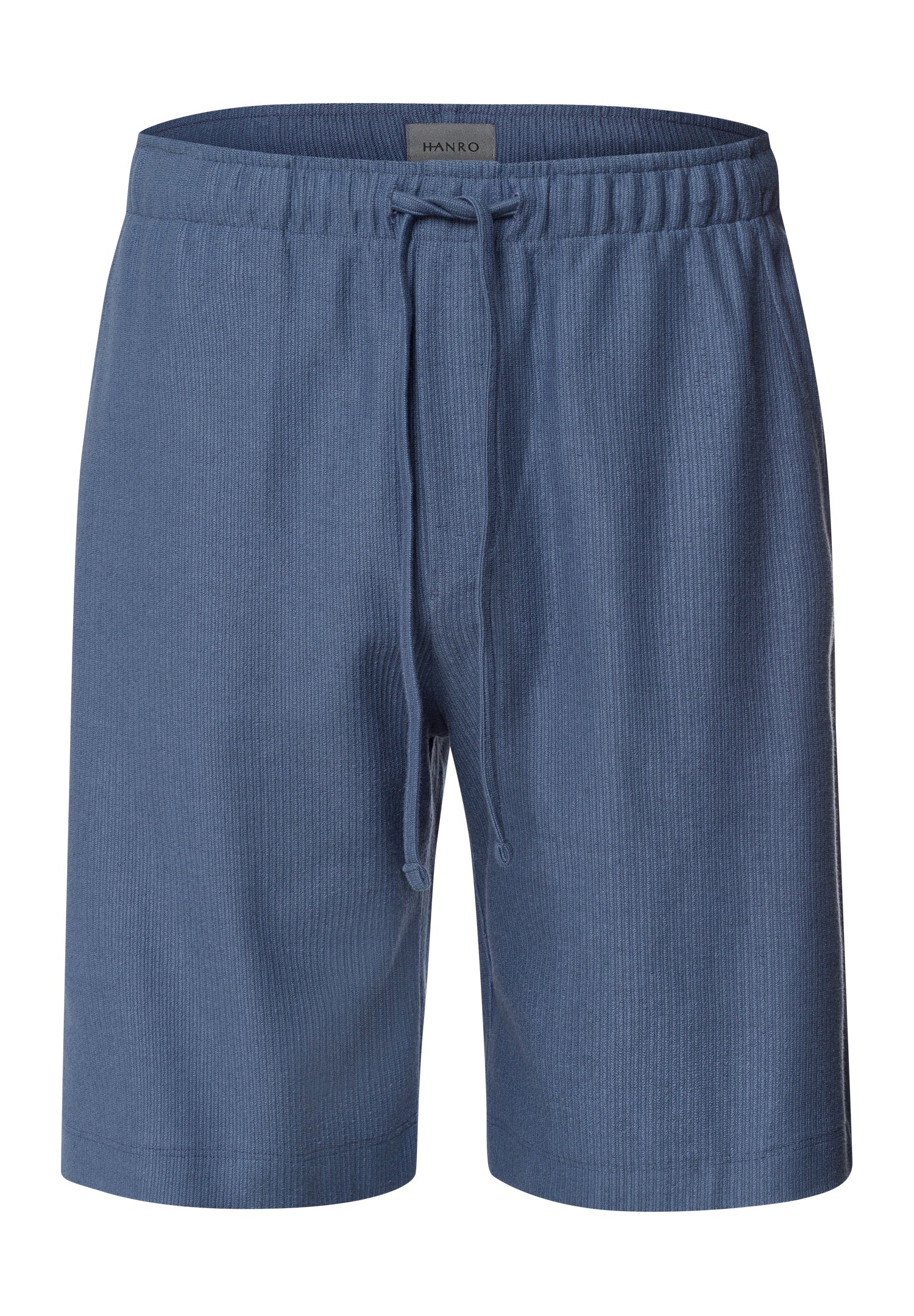 Loungy Summer Organic Cotton Drawsting Shorts | Vintage Indigo 75784-2617