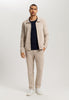 Cozy Living Organic Cotton Zip-Up Jacket | Camel Melange 75818-2895