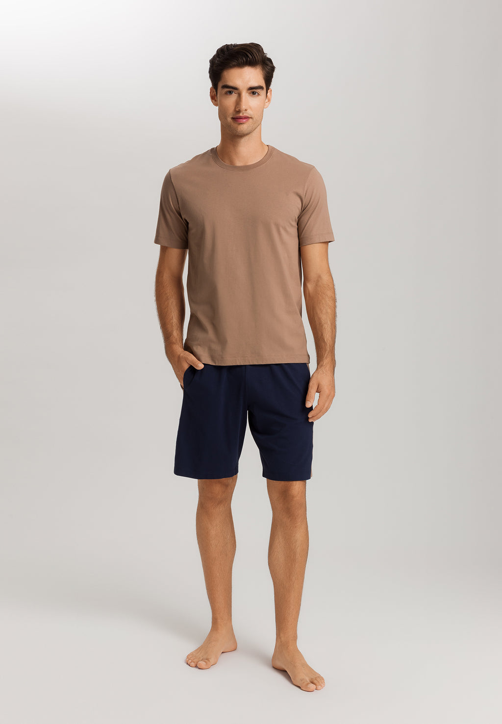 Night And Day Cotton Drawstring Shorts | Deep Navy 75824-1610