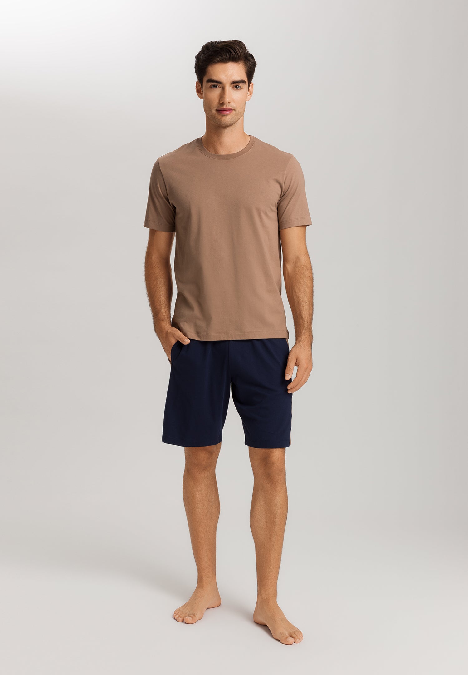 Night And Day Cotton Drawstring Shorts | Deep Navy 75824-1610