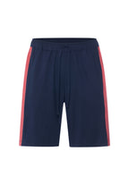 Night And Day Cotton Drawstring Shorts | Deep Navy/Garnet Rose 75824-2628