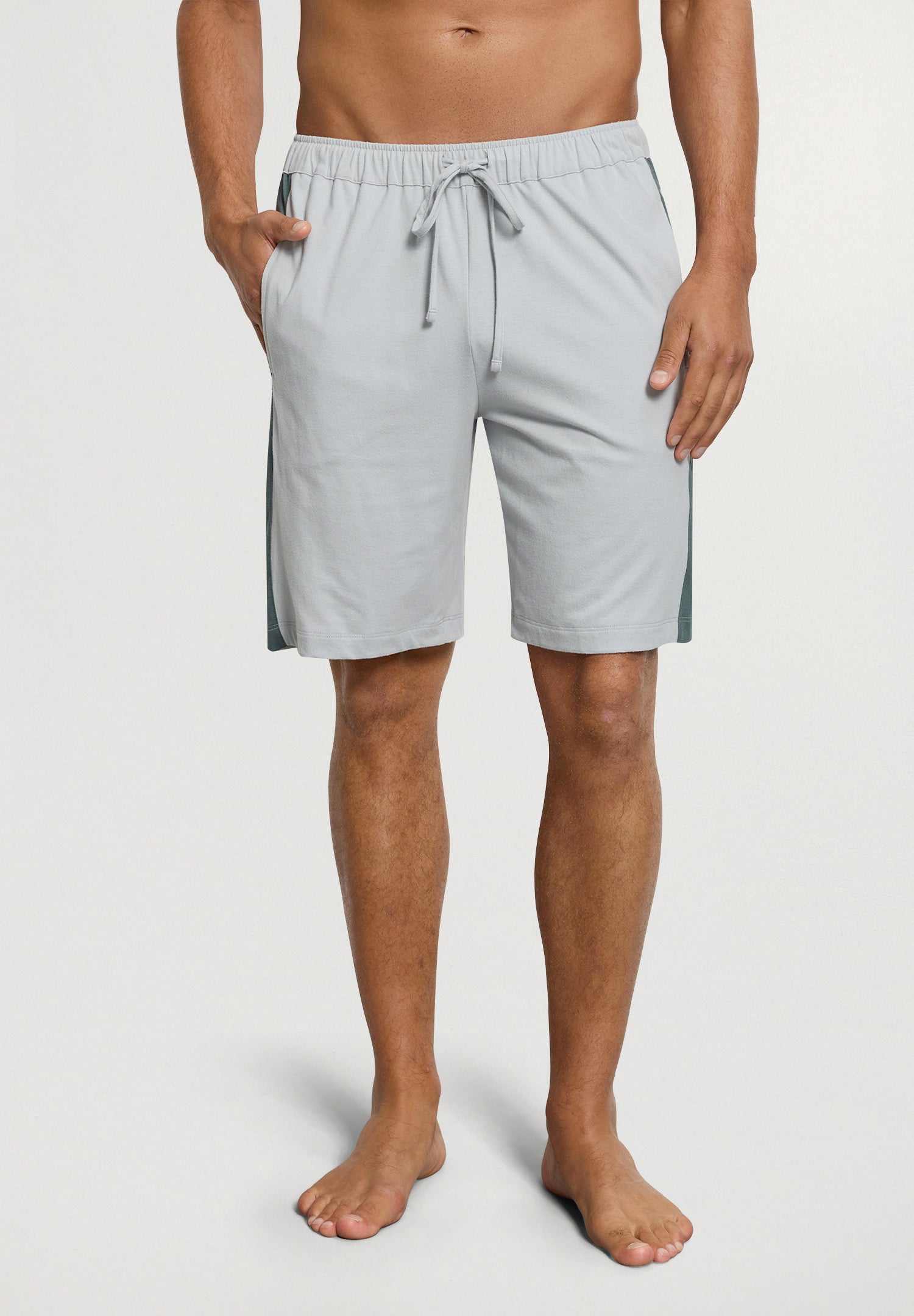 Night And Day Cotton Drawstring Shorts | Skyline Gray 75824-2679