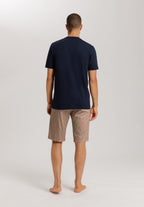 Night And Day Crew Neck Cotton Pajama Set | Summer Tie Print 75827-3002