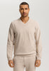 Cozy Living Organic Cotton Soft Jersey Pullover | Camel Melange 75830-2895