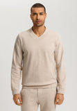 Cozy Living Organic Cotton Soft Jersey Pullover | Camel Melange 75830-2895