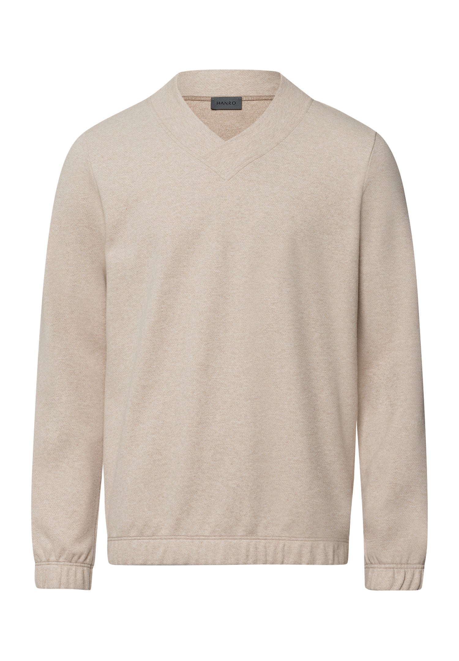 Cozy Living Organic Cotton Soft Jersey Pullover | Camel Melange 75830-2895