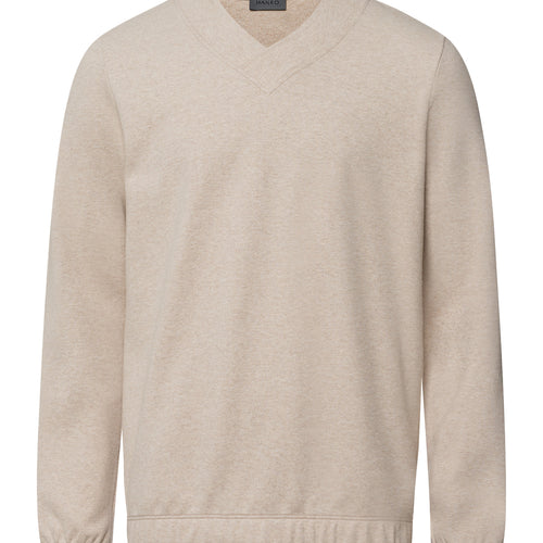 Cozy Living Organic Cotton Soft Jersey Pullover | Camel Melange 75830-2895
