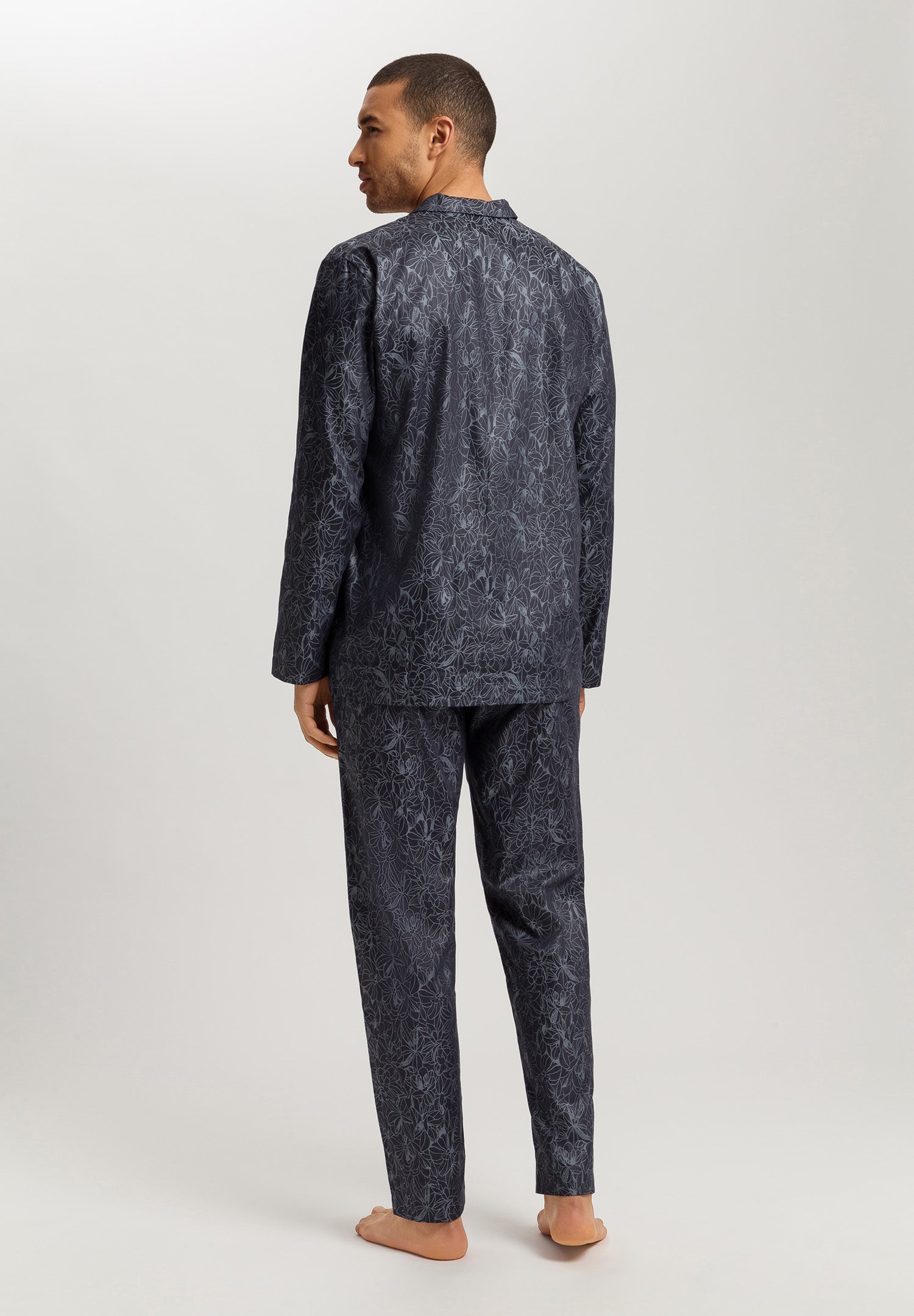 Selection Satin Cotton Pajama Set | Nightshade Woven 75835-3038