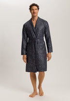 Selection Satin Cotton Robe | Nightshade Woven 75836-3038