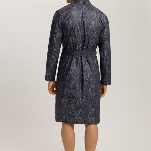 Selection Satin Cotton Robe | Nightshade Woven 75836-3038