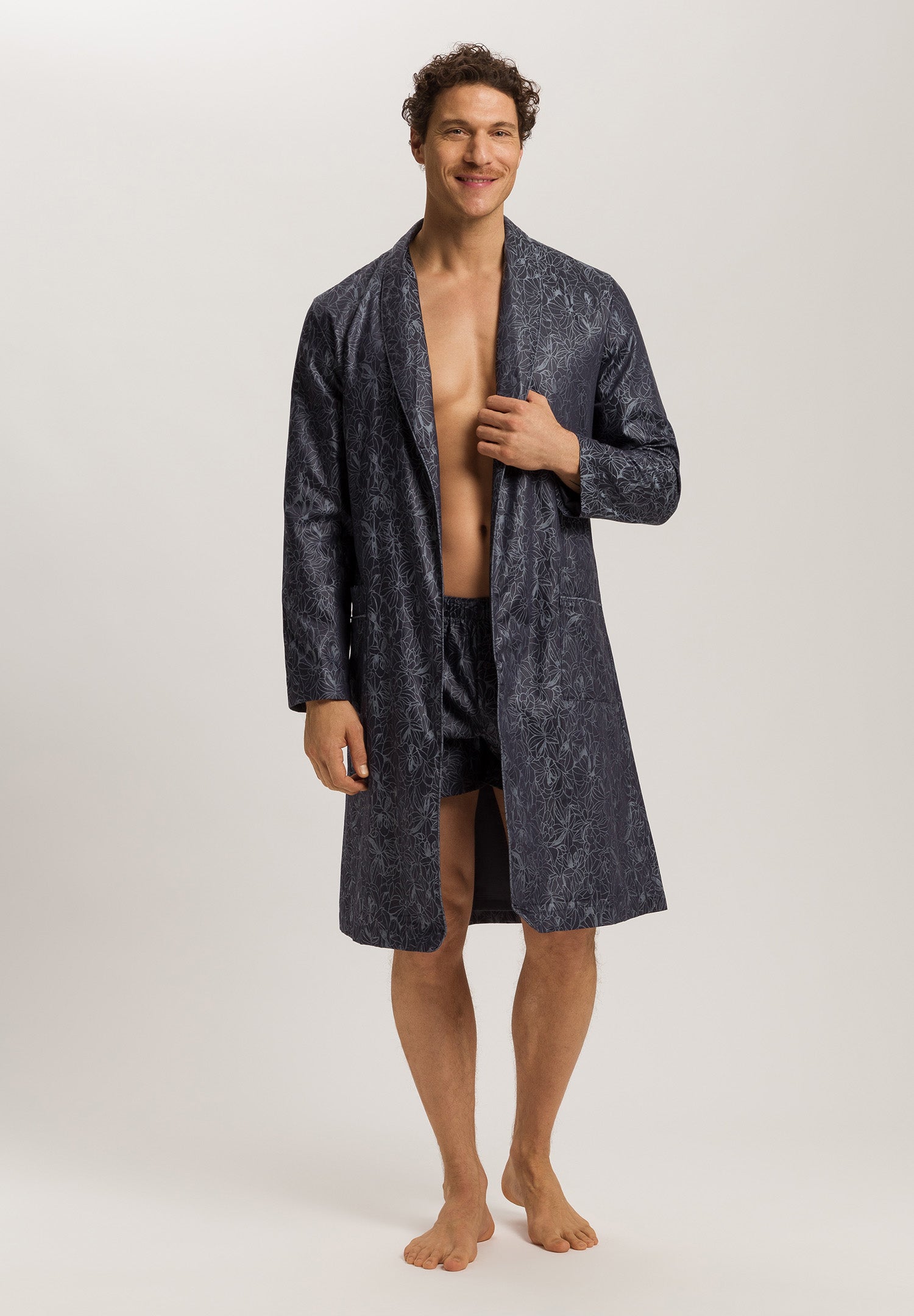 Selection Satin Cotton Boxers | Nightshade Woven 75837-3038