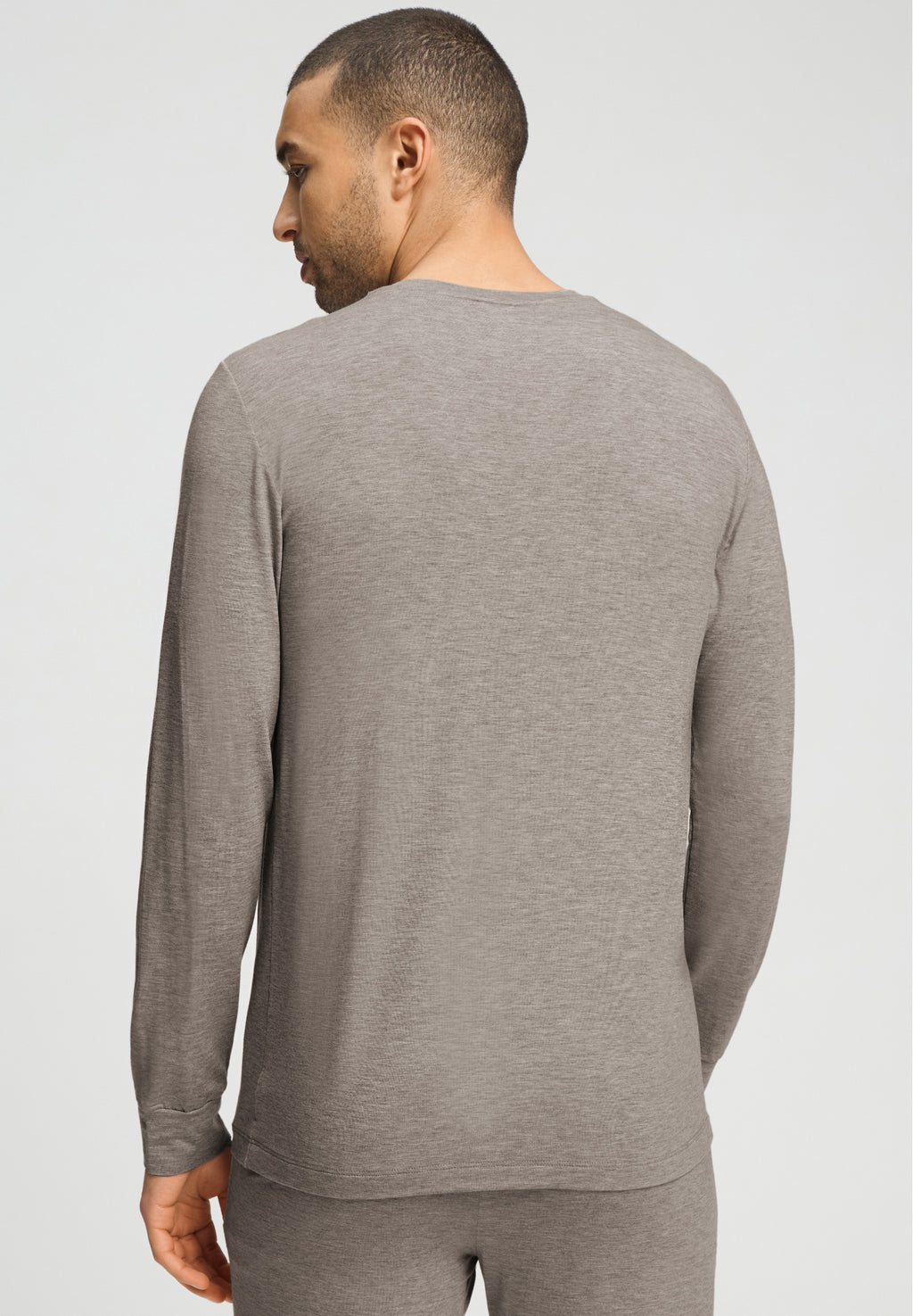 Winter Casuals L/Slv Shirt | Toffee Melange 75839-3118