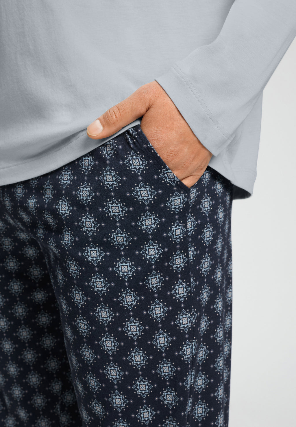 Night And Day L/Slv Pajama Vneck | Celestial Night 75843-3120