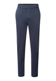 Travelwear Cotton Rib Polo Collar Pullover | Ombre Blue 75858-2635