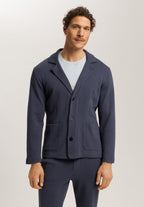 Travelwear Cotton Rib Blazer | Ombre Blue 75859-2635