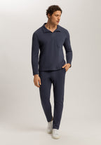 Travelwear Cotton Rib Pants | Ombre Blue 75860-2635