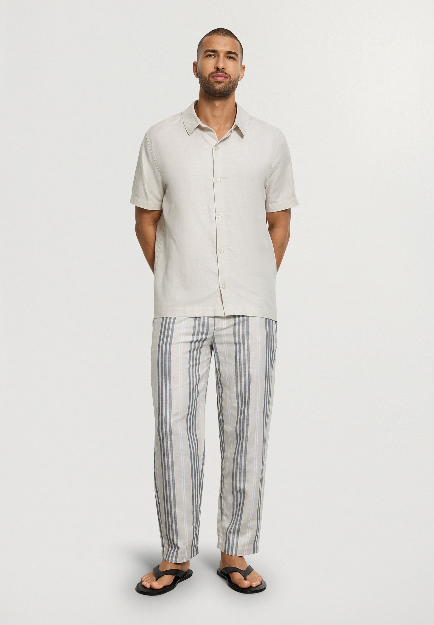 Urban Casuals Long Pants | Sandy Stripe 75872-3110