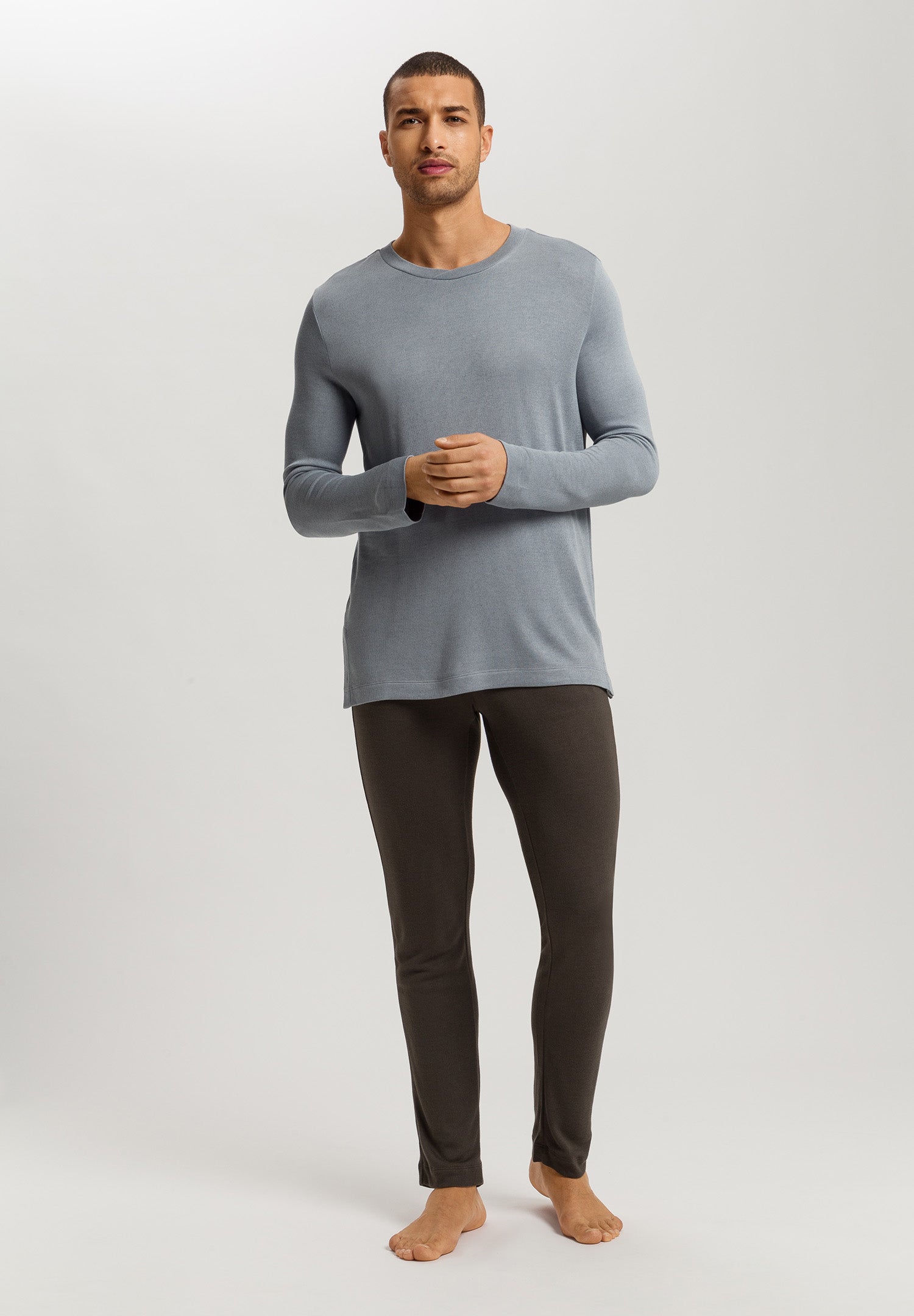 Woolen Comfort Tencel™ And Cashmere Top | Earthy Ink 75874-2147