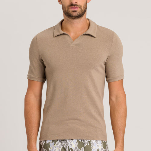 75918 Loungy Summer S/Slv V-Neck Shirt - 1728 Coin