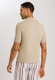 75918 Loungy Summer S/Slv V-Neck Shirt - 2809 Savanna