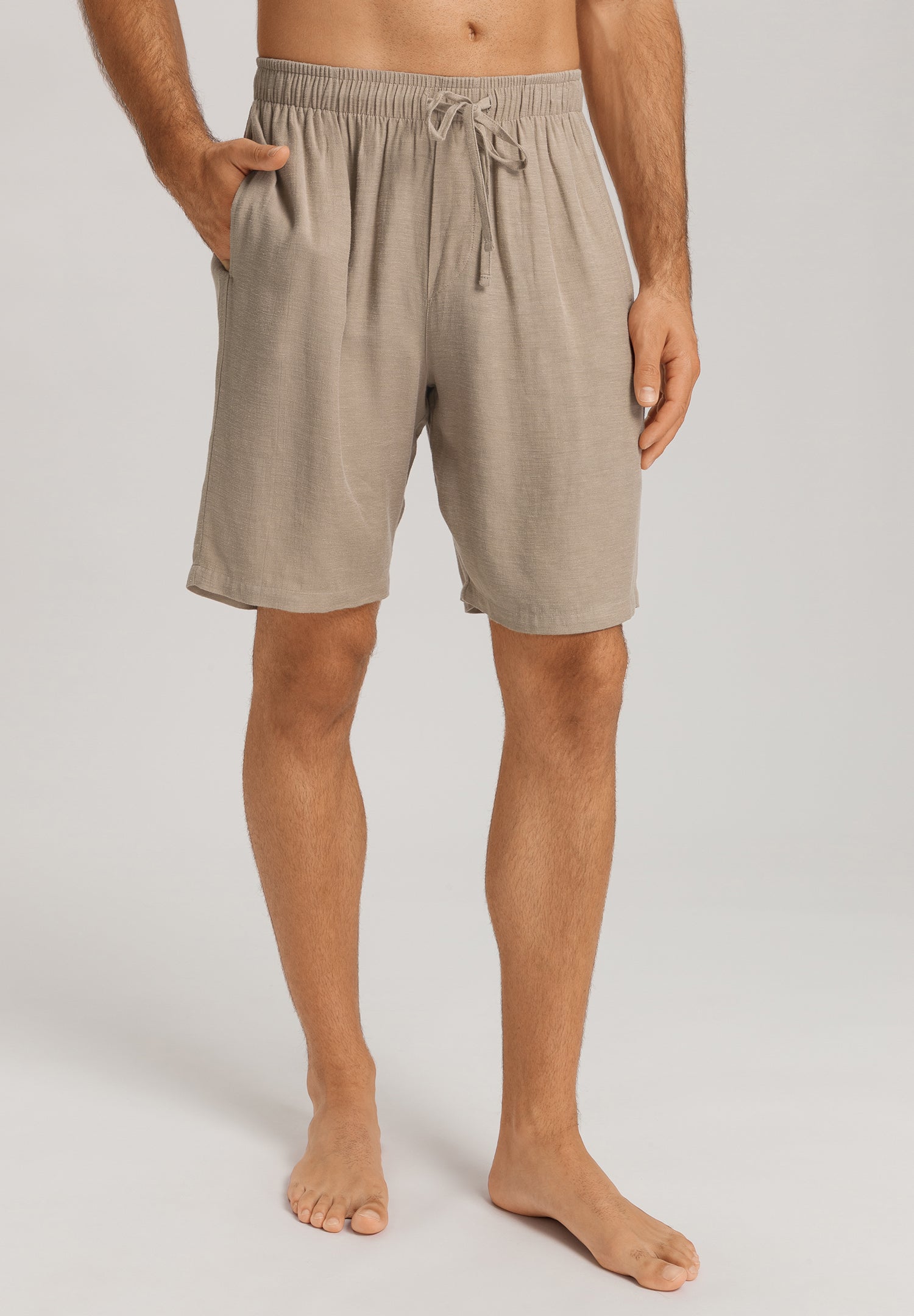 Urban Casuals Linen Blend Drawstring Shorts | Savanna 75922-2809