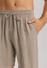 Urban Casuals Linen Blend Drawstring Shorts | Savanna 75922-2809