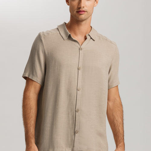 Urban Casuals Linen Blend Button Front Shirt | Savanna 75923-2809