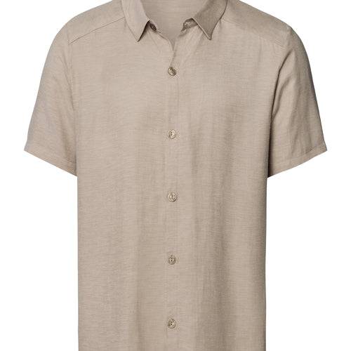 Urban Casuals Linen Blend Button Front Shirt | Savanna 75923-2809