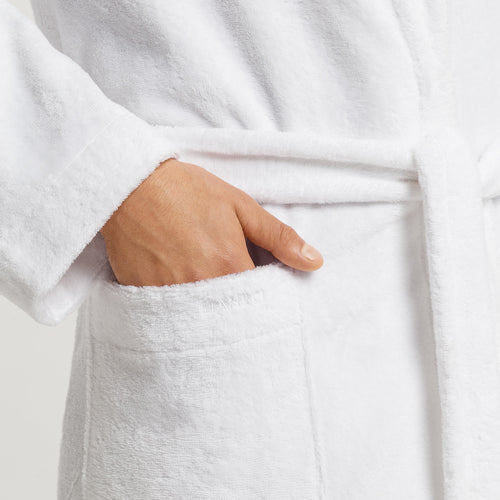 Robe Selection Plush Cotton Terry Velour Robe | White 75925-101