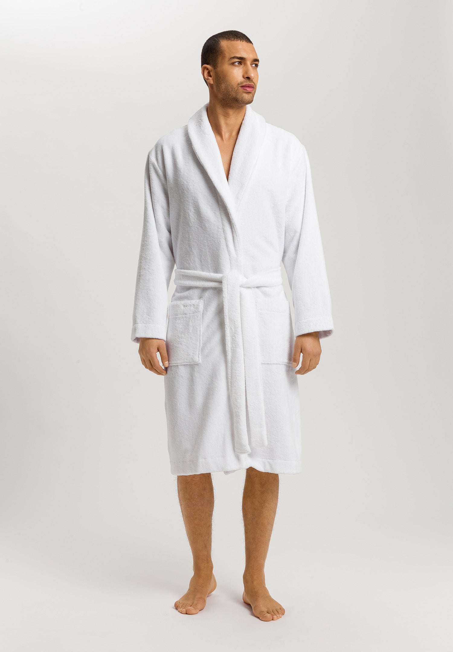 Robe Selection Plush Cotton Terry Velour Robe | White 75925-101