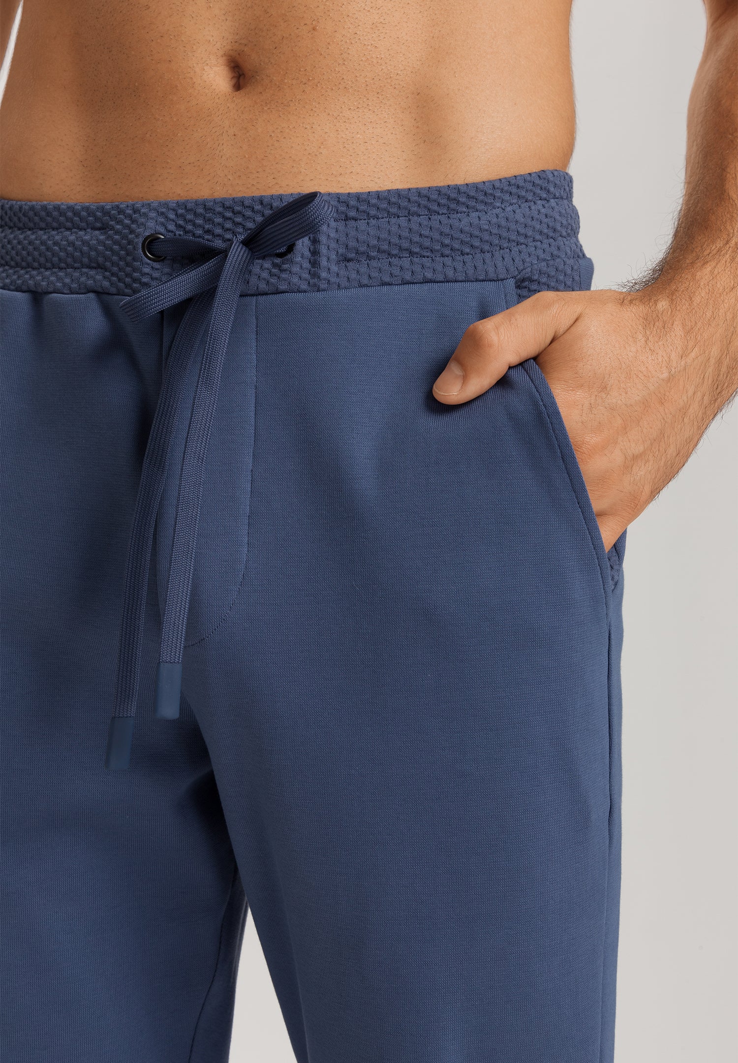 Smartwear Cotton Drawstring Lounge Pants | Vintage Indigo 75936-2617