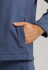 Smartwear Cotton Zip-Up Jacket | Vintage Indigo 75938-2617