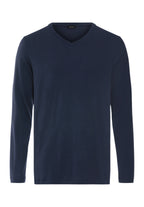 Night And Day L/Slv Shirt V-Neck | Deep Navy 75964-1610