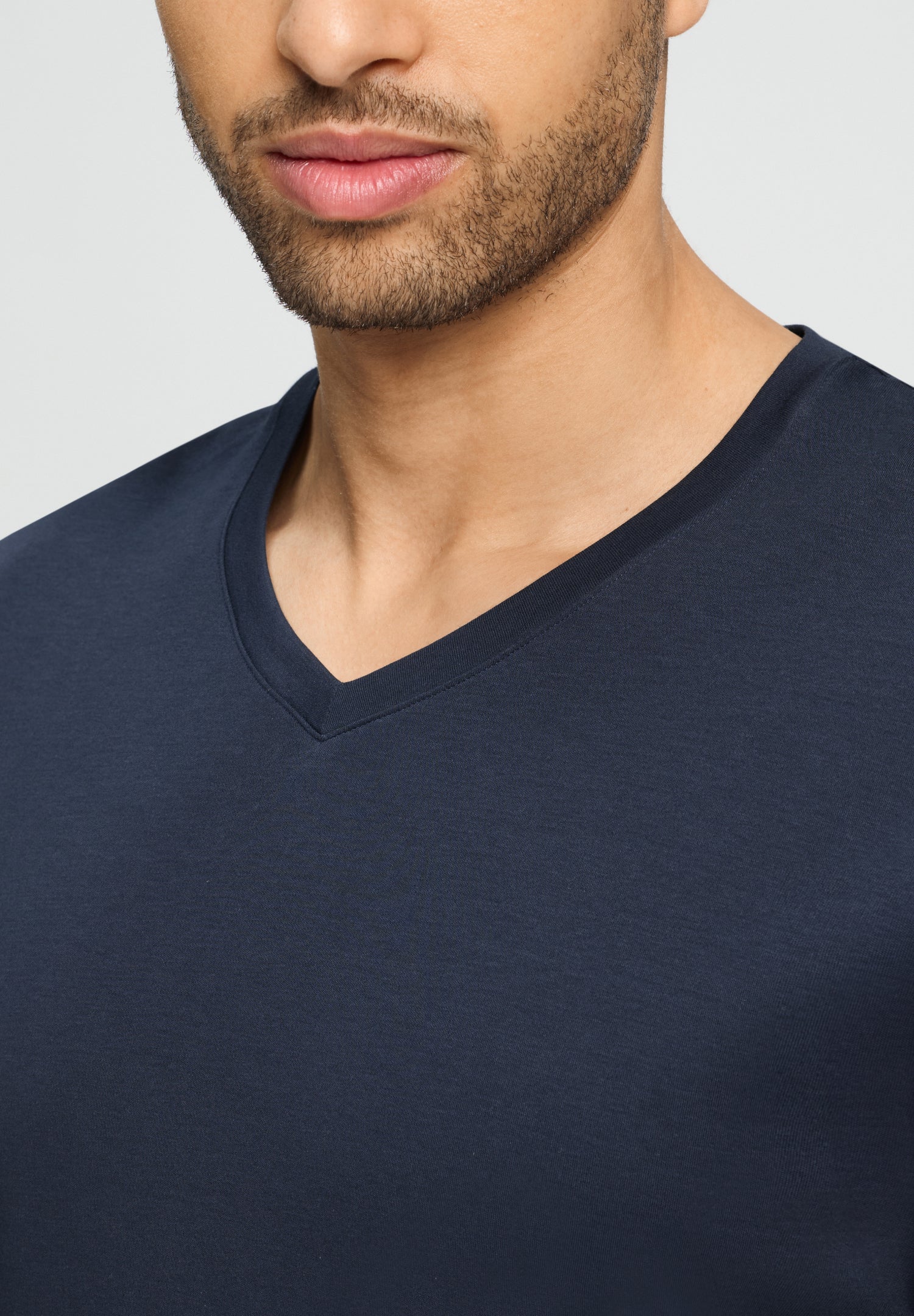 Night And Day L/Slv Pajama Vneck | Deep Navy 75967-1610