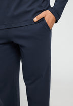 Night And Day L/Slv Pajama Vneck | Deep Navy 75967-1610