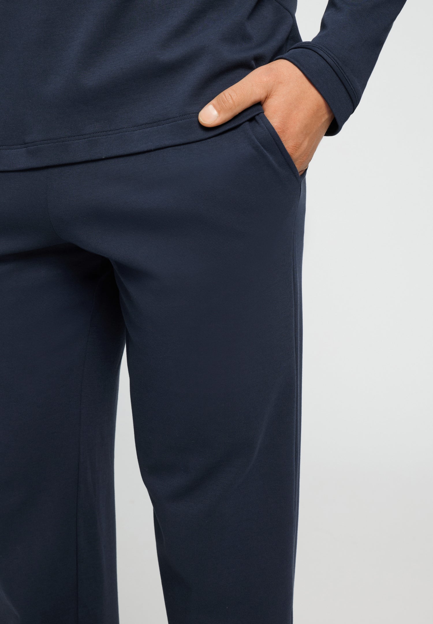 Night And Day L/Slv Pajama Vneck | Deep Navy 75967-1610