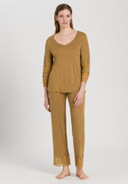 76166 Lilova Knit 3/4 Sleeve Shirt - 1246 Gold