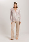 Lara Long Sleeve Shirt | Jaquard Stripe 76173-1076