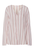 Lara Long Sleeve Shirt | Jaquard Stripe 76173-1076