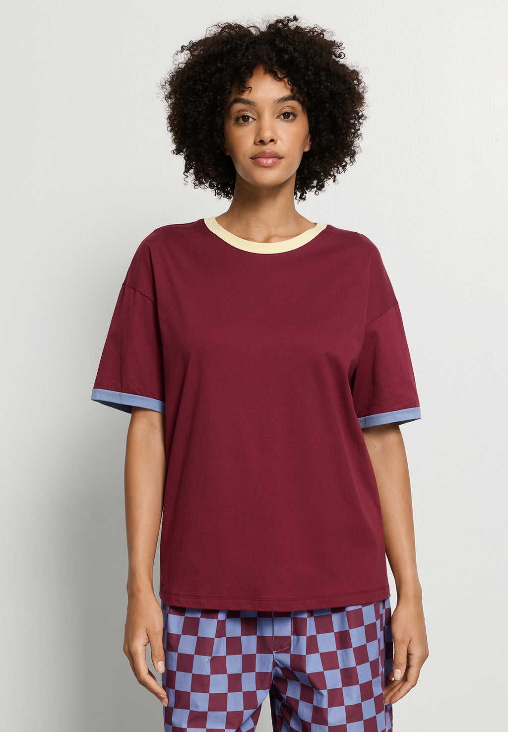 Arthur Arbesser X Hanro Color-Block Cotton T-Shirt | Primitivo 76306-2428