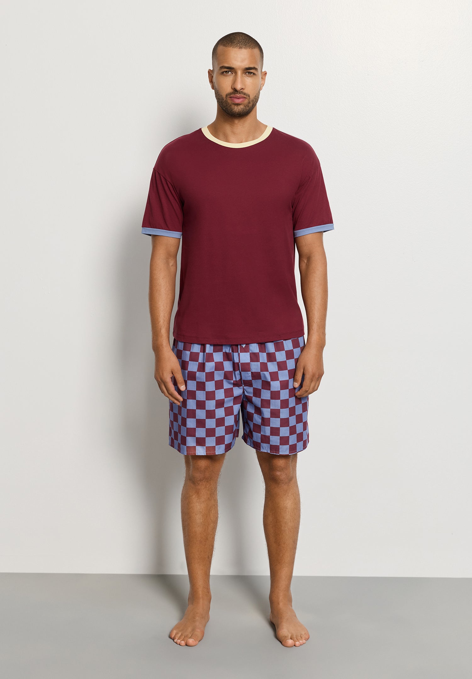 Arthur Arbesser X Hanro Color-Block Cotton T-Shirt | Primitivo 76306-2428