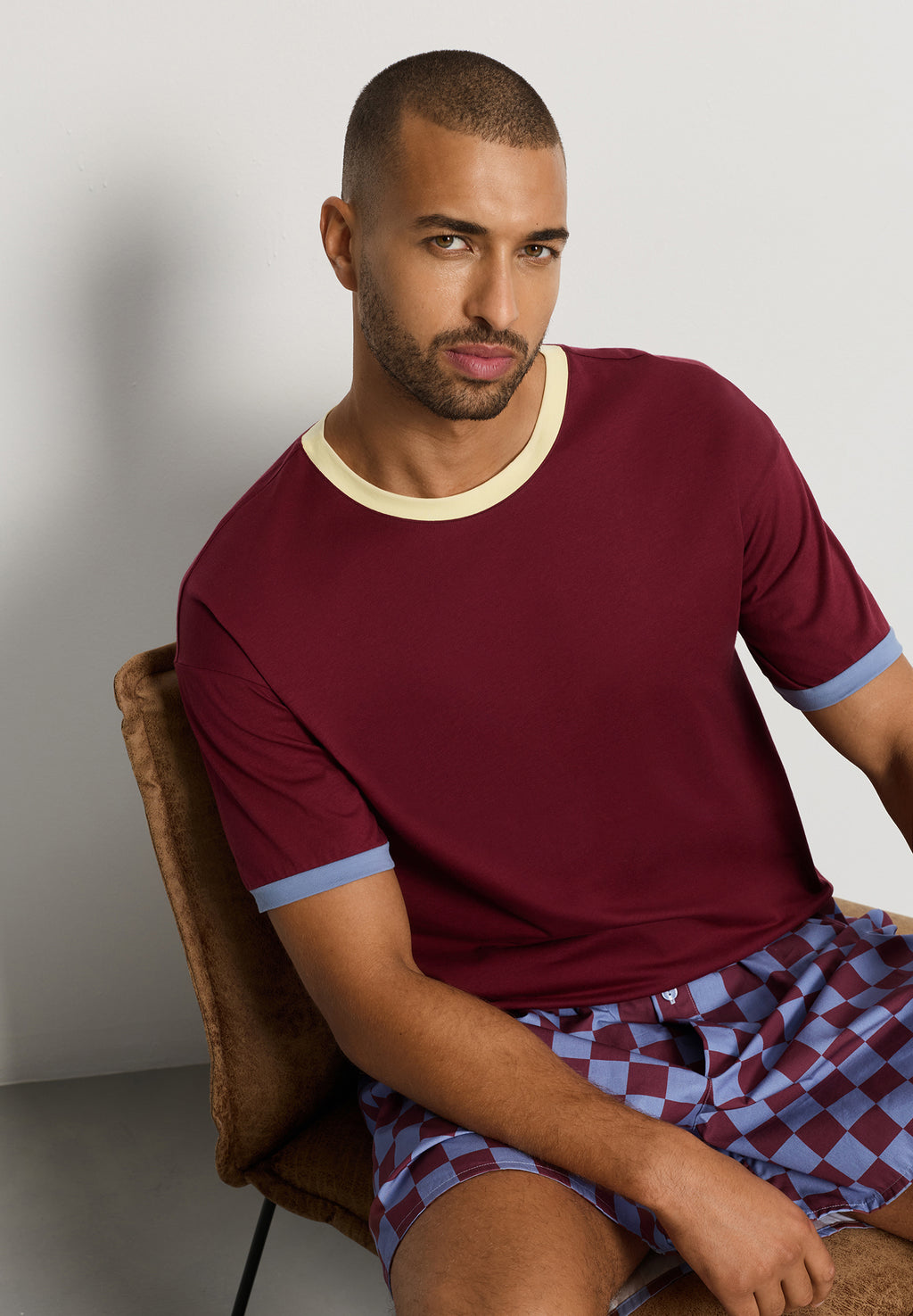 Arthur Arbesser X Hanro Color-Block Cotton T-Shirt | Primitivo 76306-2428