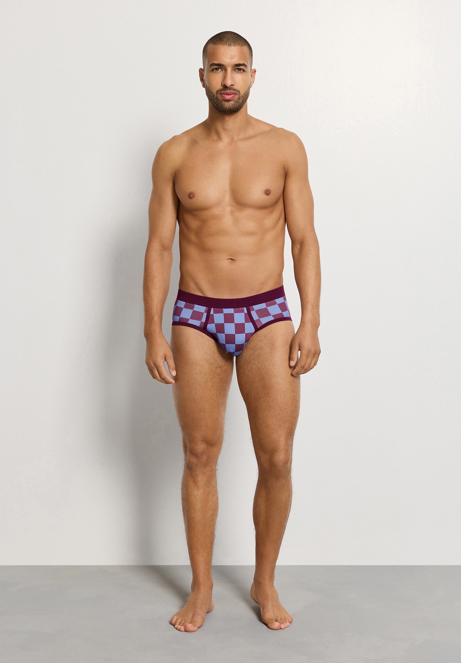 Arthur Arbesser X Hanro Checkered Brief | Chess Print 76365-3068